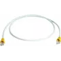 Telegärtner Cat.6A S/FTP Crossover Patch Cable, 0.5m, Yellow Boot, LSZH L00000A0102