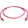 Telegärtner CAT 6A S/FTP Crossover Patch Cable, RJ45, 1 m, Red, LSZH L00000A0120