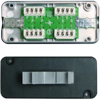 TELEGÄRTNER Cat.7 Connection Module for Raw Cable Extension, Fully Shielded, with Adapter for 8-Core Twisted-Pair J00060B0069