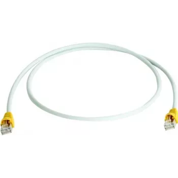 Telegärtner Crossover Cable RJ45 Male to RJ45 Male, 1.0m, Cat 5e, UTP, Yellow L00000A0103