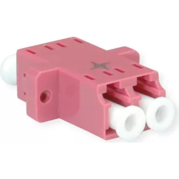 Telegärtner J08071A0052 LC Multimode OM3/OM4 Simplex Connector, Violet