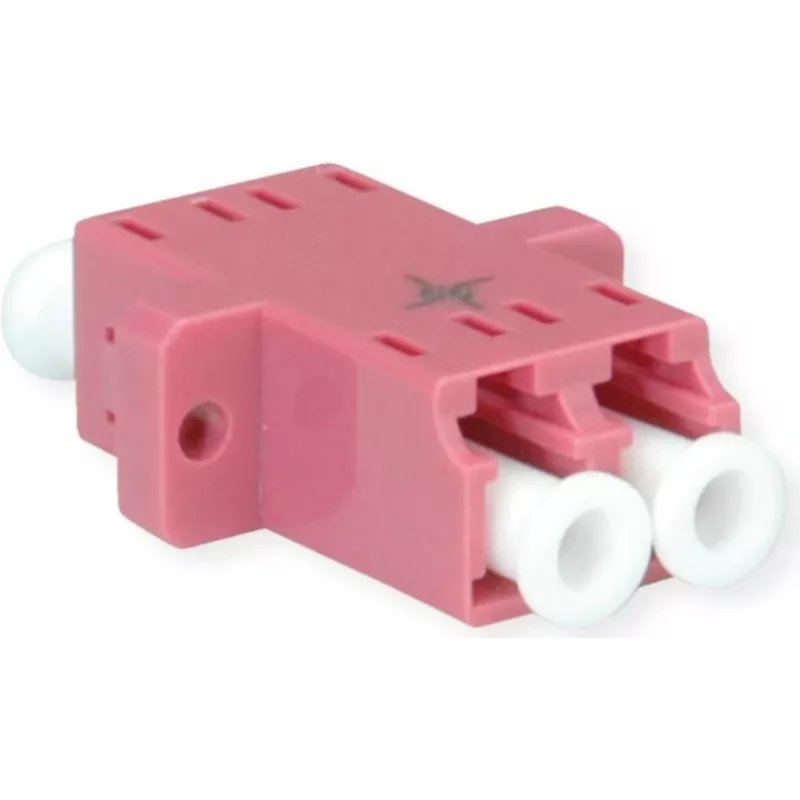 Telegärtner J08071A0052 LC Multimode OM3/OM4 Simplex Connector, Violet