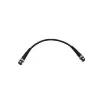 Telegärtner L00011A1450 1.5m BNC Male to BNC Male RG59 Coaxial Cable, 75 Ohm, Black