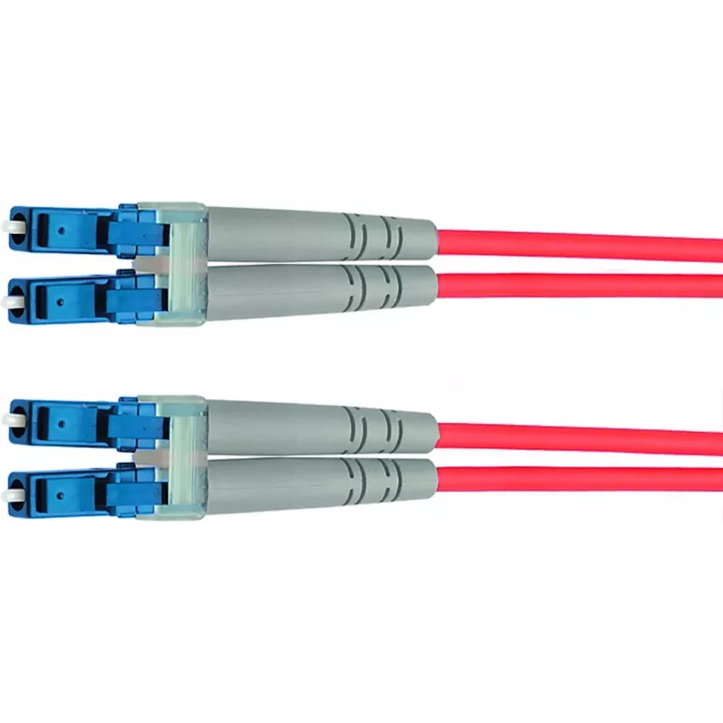Telegärtner LC to LC OM4 Duplex Fiber Patch Cable, 2m, Violet 100011327