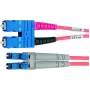 Telegärtner LC to SC Single-Mode Fiber Patch Cable, 2m, 9/125µm, LSZH Yellow