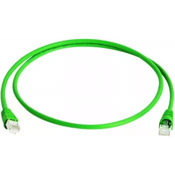 Telegärtner MP8 FS 600 Cat.7 S/FTP Patch Cable, RJ-45 Male to RJ-45 Male, 25 m, Green L00006A0039