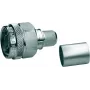 Telegärtner N-Type Crimp Connector for RG-213/U, 50 Ohm, Straight, Nickel-Plated Brass, Gold-Plated Contact, 1 Piece (J01020A0107)