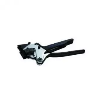 Telegärtner Professional Crimp Tool for RJ45, RJ12, RJ11 – Ratchet-Controlled with Cutter and Stripper (N00001A0002)