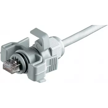 TELEGÄRTNER RJ45 Plug Cat.6A IP67 Field-Terminable Shielded Connector, UL94 V-0, 1 pc J00026A0150