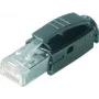 Telegärtner STX RJ45 Plug Cat.5e 8P8C Crimp Connector, Clear, 1 pc J80026A0001