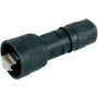 Telegärtner STX V1 RJ45 Plug Set Plastic Variant 1 Straight 8P8C Black J80026A0009 1 pc