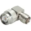 Telegärtner TNC Plug to TNC Jack Adapter, 50 Ohm, Straight, Nickel/Gold, DC-11 GHz