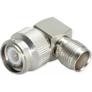 Telegärtner TNC Plug to TNC Jack Adapter, 50 Ohm, Straight, Nickel/Gold, DC-11 GHz