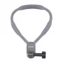 TELESIN Neckband for Sports Cameras and Phones - Magnetic Quick Release, Ergonomic Design, Black