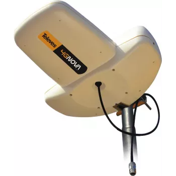 Televes 4GNOVA Outdoor Directional LTE/4G/5G Antenna, 7 dBi, 1.7-2.7 GHz, SMA, IP53