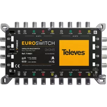 TELEVES Multiswitch Euroswitch 9x9x8 Ref. 719601