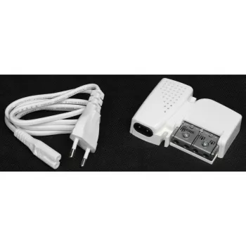 TELEVES PicoKom 1 EC Antenna Amplifier, 1 Input, 2 Outputs, 12 dB Gain, 47-694 MHz, F-Type Connectors, Indoor