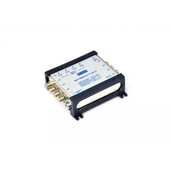 Telmor Multiswitch TT 5/8 Terminal – 5 Input (4 SAT + 1 TER) to 8 Outputs, DiSEqC 2.0, Metal Housing