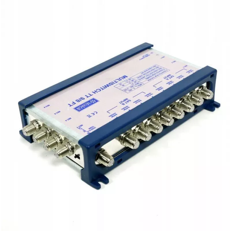 TELMOR Multiswitch TT 9/8 Terminal 8 Satellite Inputs 1 Terrestrial Input 8 Outputs