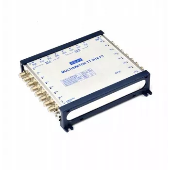 Telmor TT 9/16 FT Classic Multiswitch – 16 Subscriber Outputs, End Unit with Built-in Power Supply