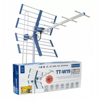 TELMOR TT W19 SILVER COMBO DVB-T2 Antenna 5G Protected