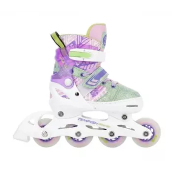 Tempish BAM-BU FLASH Kids Inline Skates for Girls, Size 26-29 EU, Pink