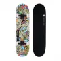 Tempish Crazzy Skateboard - 31 inch Maple Deck, ABEC-7 Bearings, 54mm 99A Wheels