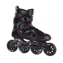 Tempish Ezza 90 Inline Skates – 90 mm Wheels, ABEC 9, EU 45, Black/Grey/Green