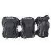 Tempish FID 3 Protector Set - Knees, Elbows & Wrists - Black, Size L (6 Pieces)