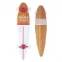Tempish Flow 42 Longboard - 42-Inch Drop-Through Maple Deck, 70mm 80A Wheels, ABEC 7