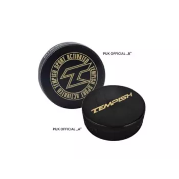 Tempish PUCK Official Ice Hockey Puck – Vulcanized Rubber, IIHF/NHL Standard