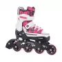 Tempish Rebel T Girl Adjustable Inline Skates EU 29-32 – Pink/White/Purple, 64mm Wheels, ABEC 5