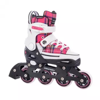 Tempish Rebel T Girl Adjustable Inline Skates for Girls, EU 40-43, ABEC 7, 76mm Wheels