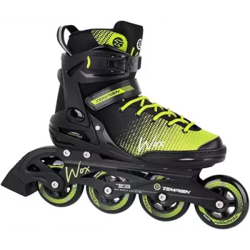 Tempish WOX Fitness Inline Skates Green/Black EU 45 - 84mm Wheels, ABEC 7 Bearings, Aluminium Frame