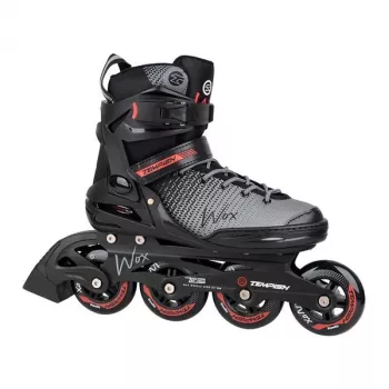 Tempish Wox Uni Inline Skates – Recreational Softboot Skates with 80mm Wheels and ABEC 7 Bearings (EU 44)
