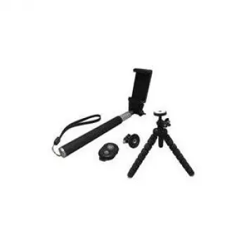 TERRATEC Ultron Selfie Kit - Tripod with Shutter and Selfie Stick (167003)