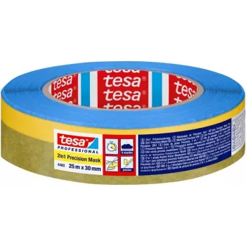 tesa 04460-00002-00 Precision Masking Tape Washi Paper 25 m x 30 mm Yellow