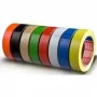 tesa 4104 Packaging Tape, 50 mm x 66 m, Black, PVC, Natural Rubber Adhesive, High Tack, 3 Rolls 04104-000081-00