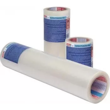 Tesa 4848 PV1 Surface Protection Film, Transparent, 100 m x 100 cm, 70 µm, Acrylic Adhesive, Residue-Free 04848-0-1