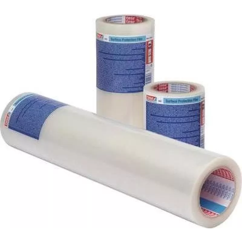 Tesa 4848 PV1 Surface Protection Film, Transparent, 100 m x 100 cm, 70 µm, Acrylic Adhesive, Residue-Free 04848-0-1