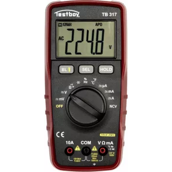 Testboy TB317 Digital Multimeter CAT IV 1000 V True RMS 6000 Counts 61413000