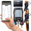 Testo 550s Smart Set Digital Manifold with Bluetooth and Clamp Probes 0564 5502