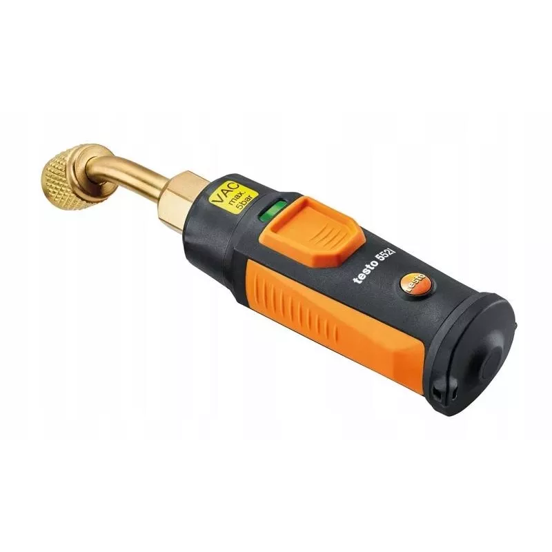 Testo 552i App-Controlled Wireless Vacuum Probe with Bluetooth, Pirani Sensor, 0-20000 Micron Range, IP54 0564 2552