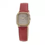 TETRA Women's Watch 125-R 27mm Quartz Analog Stainless Steel Leather Brown