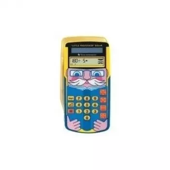 Texas Instruments Little Professor Solar Educational Calculator, 50,000 Problems, 8-Digit LCD, Solar Powered, Assorted Colours