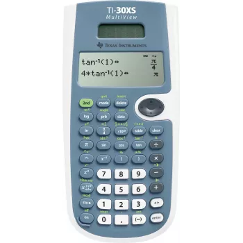 Texas Instruments TI-30 X II Solar Scientific Calculator Blue with Slide-On Case