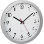 TFA 60.3522.02 Radio Wall Clock Silver