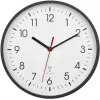 TFA 60.3550.01 Radio Wall Clock 24.5 cm x 4.2 cm Black