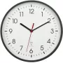 TFA 60.3550.01 Radio Wall Clock 24.5 cm x 4.2 cm Black