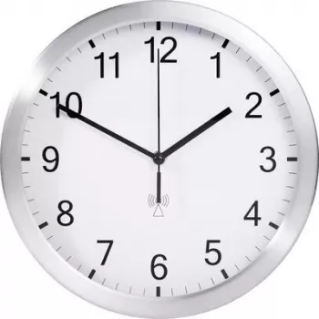 TFA 98.1091 Wall Clock - Quartz Analog, White Dial, Black Hands, 25 cm, Wall-Mountable
